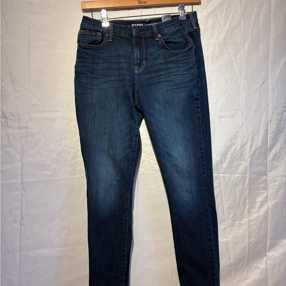 Old Navy Dark Blue Skinny Jeans